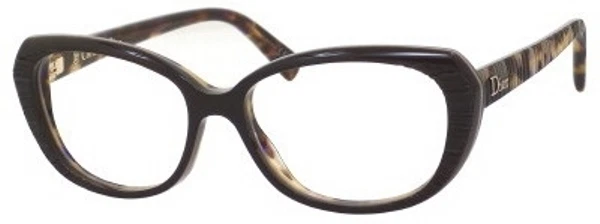 Lunettes de vue DIOR 3248 SN2 marron havane 52 mm avec étui