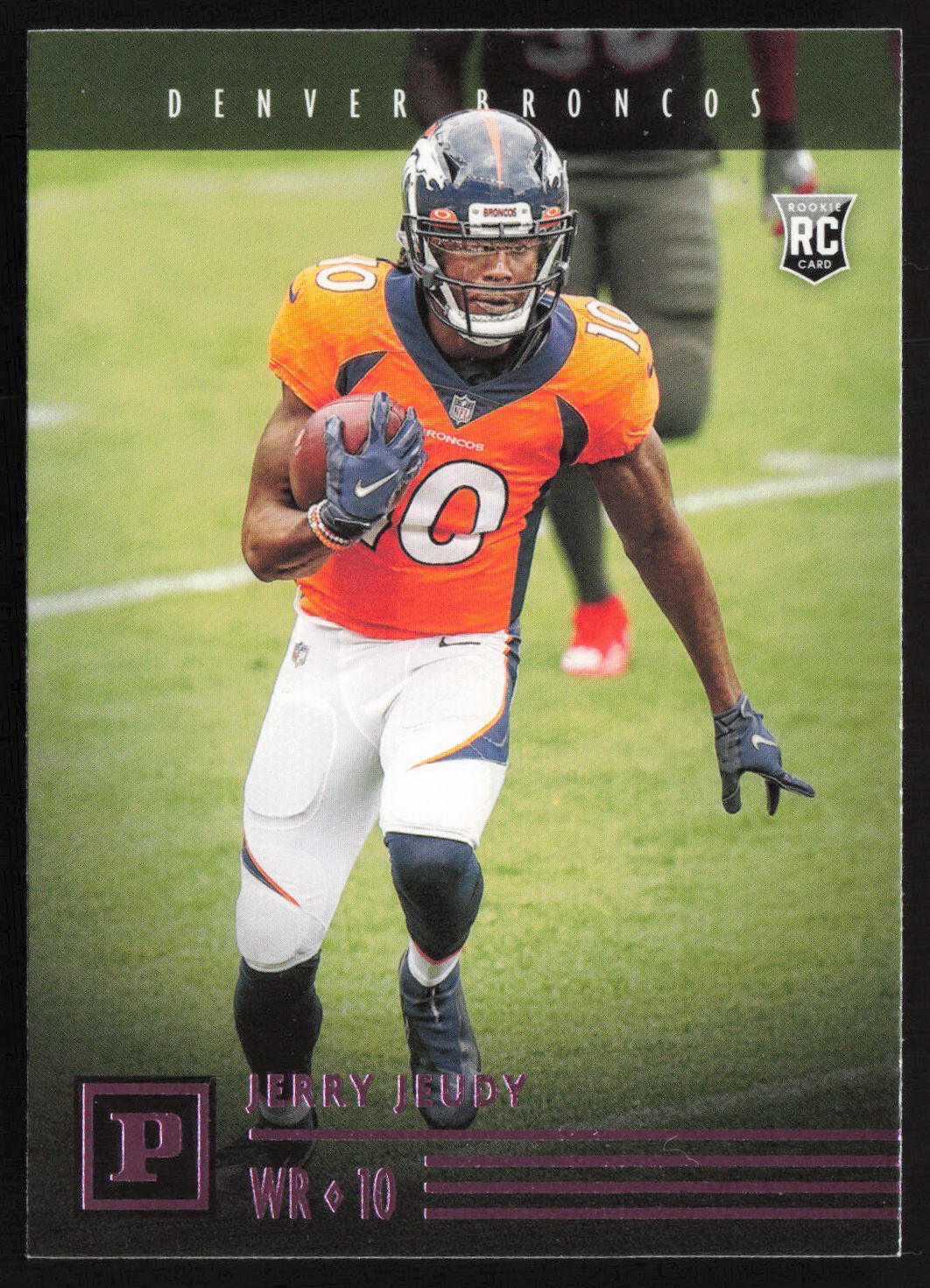 2020 Panini Chronicles Panini Pink Jerry Jeudy #PA-15 Denver Broncos