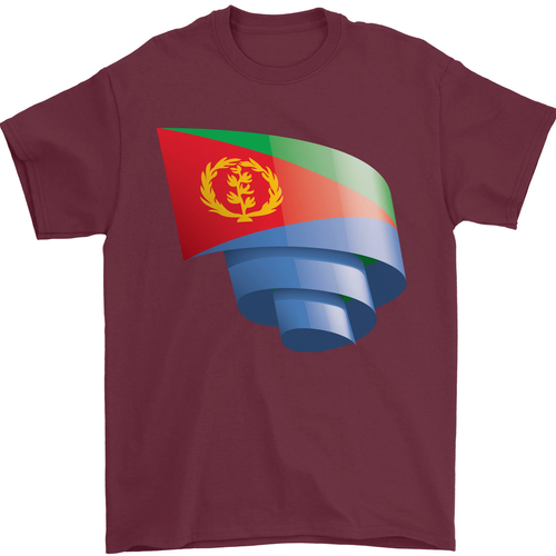 Rizado Eritrea Bandera Día Fútbol Hombre Camiseta 100% Algodón - Imagen 85 de 106