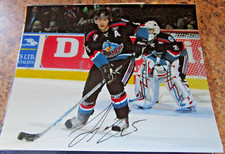 LUKE SCHENN KELOWNA ROCKETS SIGNED 8X10 MATTE PHOTO VANCOUVER CANUCKS (A)