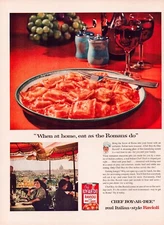 Print Ad Chef Boy-Ar Dee Ravioli 1956 Full Page 10.5"x 13.5"