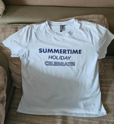 T-Shirt PIECES Neu ohne Etikett Gr. L Hellblau