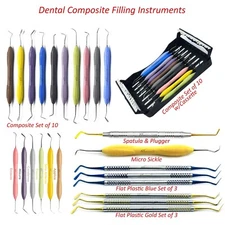 Dental Composite Filling Restorative Instruments with Silicone Handle Margalla®