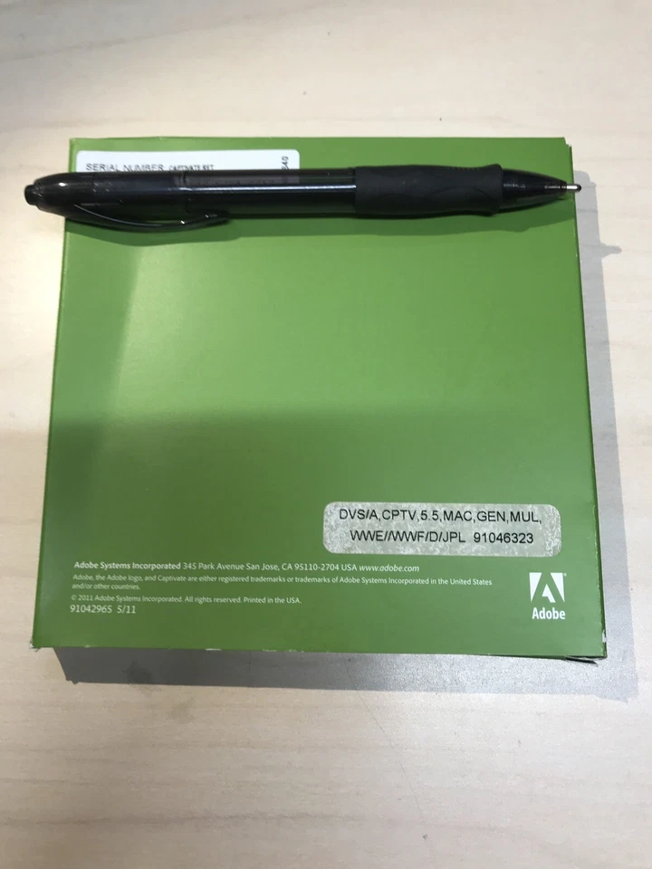 Adobe Captivate 5.5 : Mcintosh  OS  Serial Number - Image 2 of 4