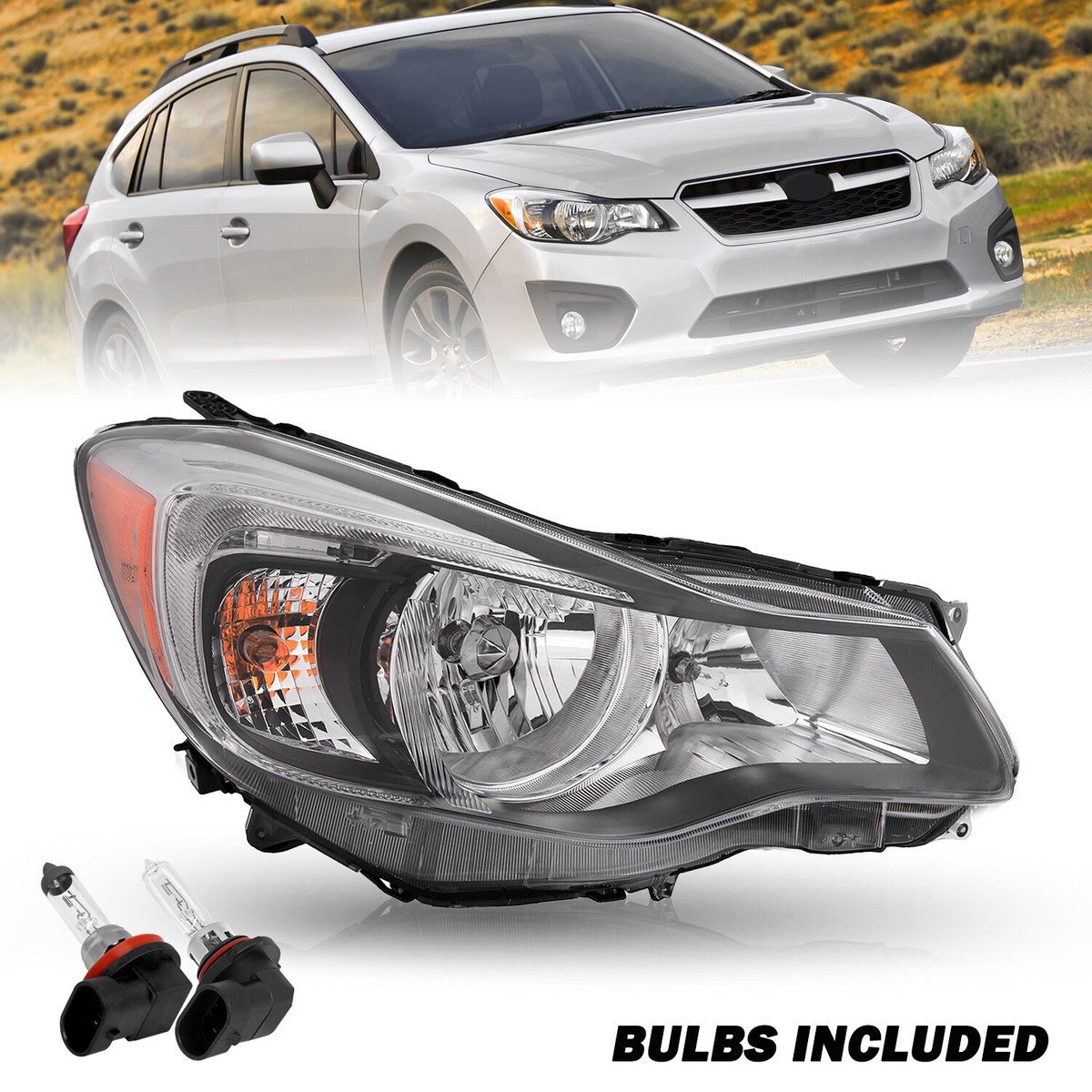 For 2012-2015 Subaru Impreza XV Crosstrek Chrome Right Side