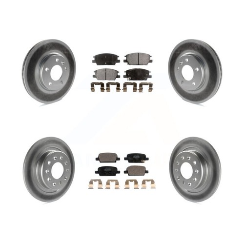 Coated Disc Brake Rotors And Ceramic Pads Kit Front Rear Fits Chevrolet Malibu 827098773230 eBay