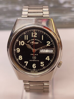 WEST END WATCH CO. SOWAR PRIMA AUTOMATIC K-4457 SWISS MEN'S FULL