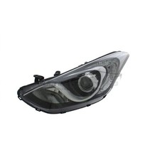 Headlight Fits Hyundai i30 GD 2012-2017 Black Surround Headlamp Passenger Side