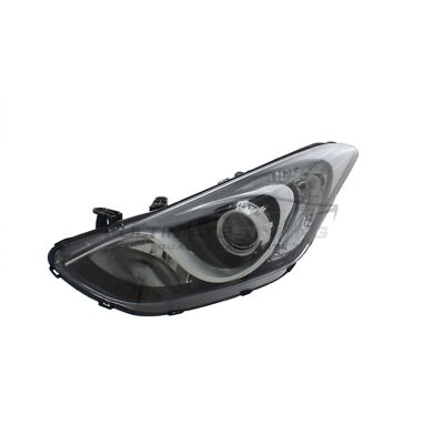 Headlight Fits Hyundai i30 GD 2012-2017 Black Surround Headlamp Passenger Side
