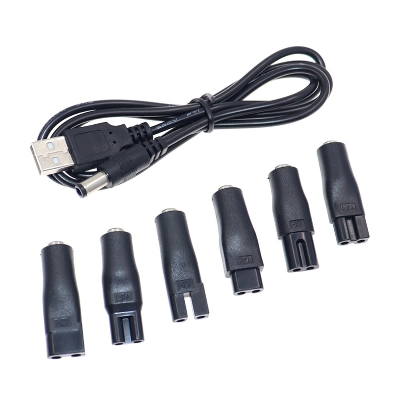 for DC Power Plug 5.5x2.1mm Male To C8 Tail Female Adapter Extension Cord for Sh