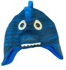 Toddler Kids Baby Boy/Girl Warm Winter Cap Monster Hat w/Ear Flaps Pre-Owned 