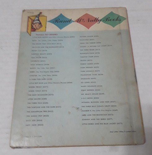 Vtg Rand McNally Tip Top Elf Book Choo Choo The Little Switch Engine 1954 - Picture 2 of 2