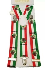 Mexico Flag Fashion Suspenders Mexican Flags Mini Banner Design for Cloth Gift