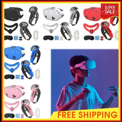 7Pcs VR Accessories Set Anti-Scratch for Meta Quest 3S VR Face Cover Lens Cover