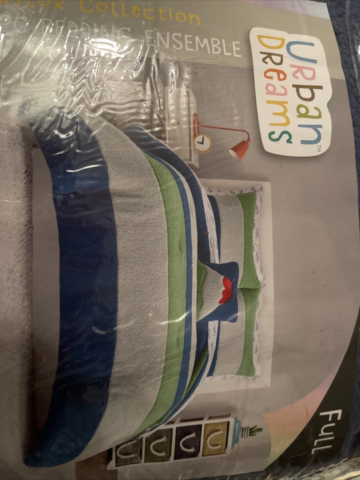 Urban Dreams Taylor Colorblocked Sherpa 8-Pc. Full Comforter Set - Image 2 of 3