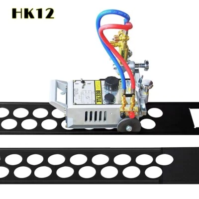 PREASION 110V HK12 Torch Track Burner Portable Gas Cutting Machine Welding+Two Tracks