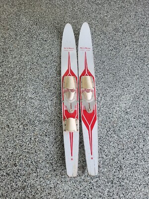 DWN  Vintage Wards Sea King Junior Combo Water Skis Nice!!