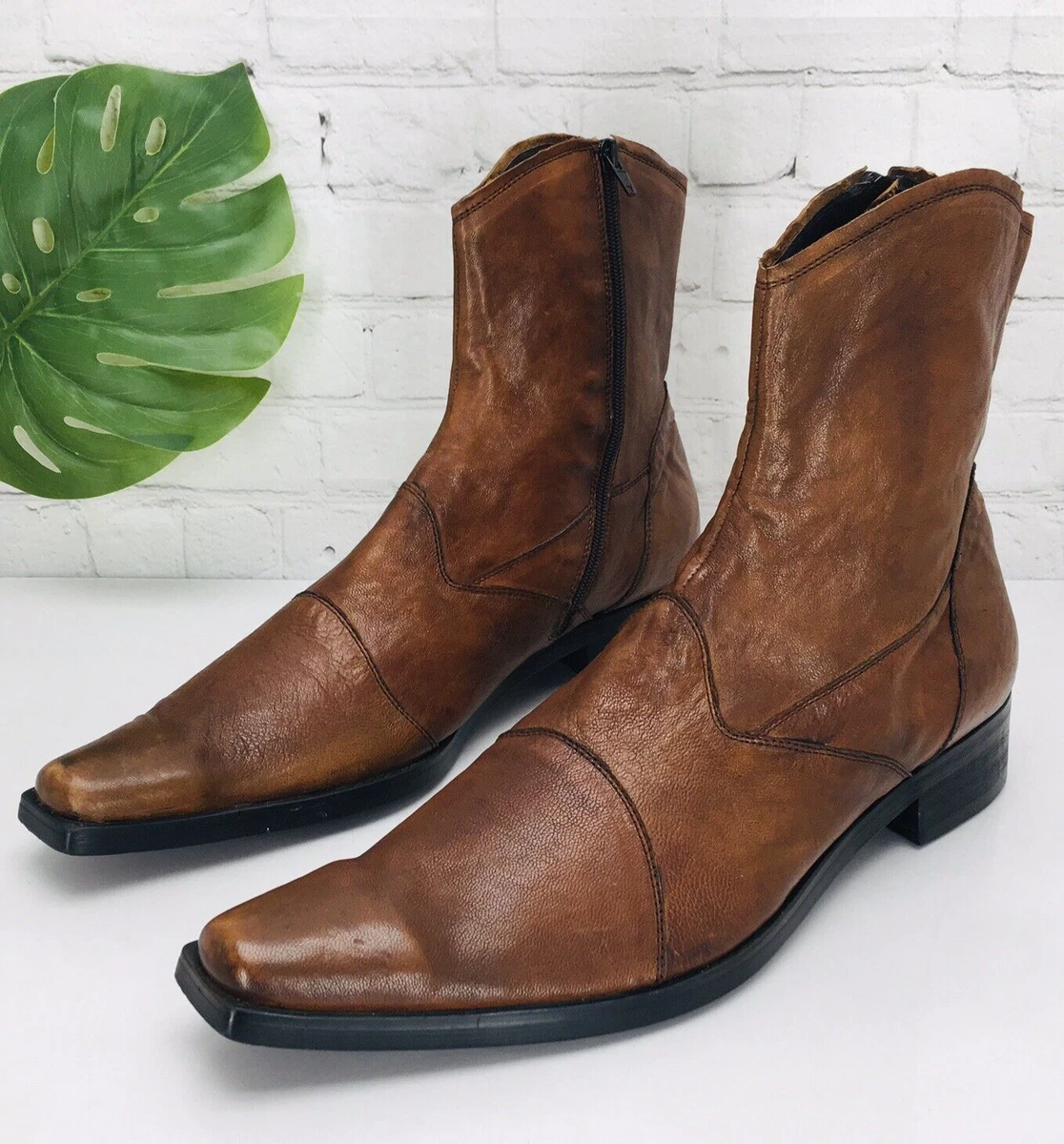 Kenneth Cole Reaction Zip Ankle Boots for Men for Sale  display picture 2