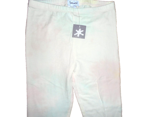 SPLENDID GIRLS TYE DYED LEGGINGS IN WHITE WITH LEG DETAIL SIZE 5 - Picture 2 of 3