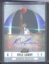 2006-07 Topps Finest Rookie Refractor Autograph #58 Kyle Lowry