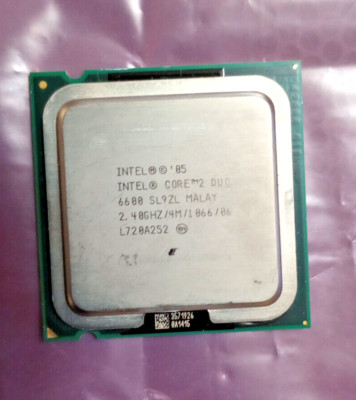 Intel Core 2 Duo E6600 2.4GHz 4M/1066MHz SL9ZL LGA775 CPU Processor
