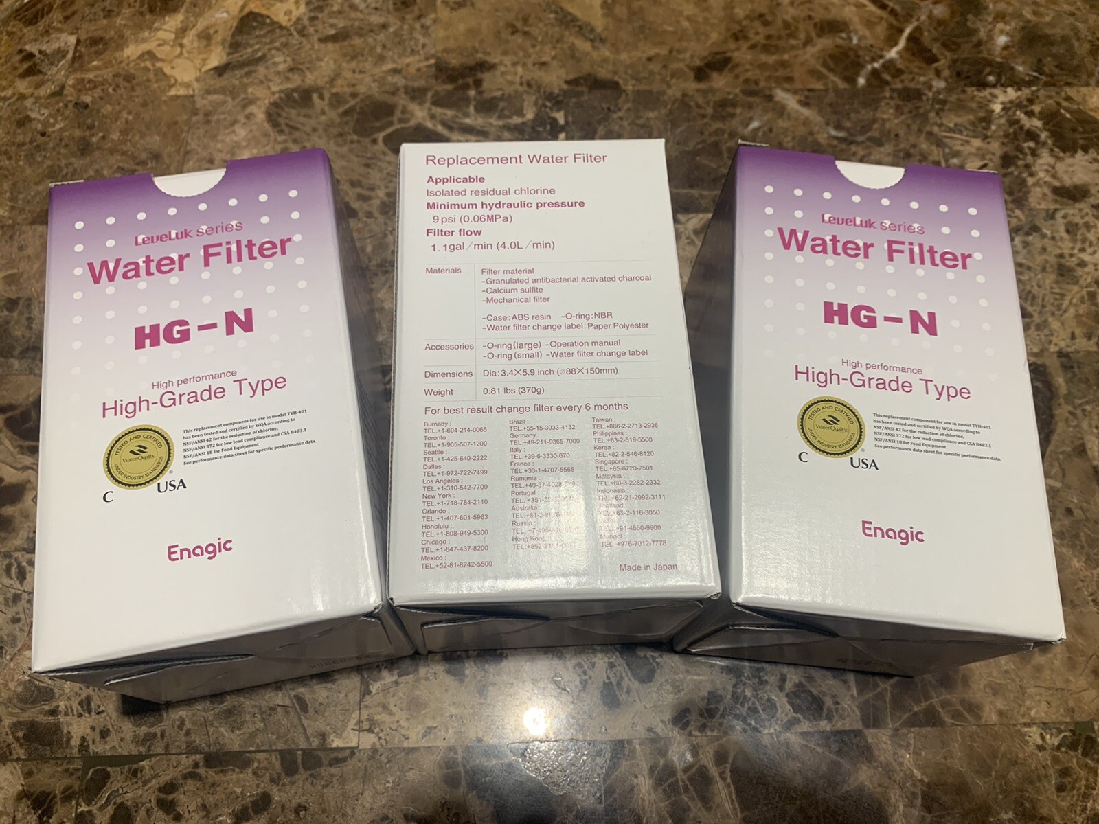 Original Authentic Enagic HGN Water Filter Kangen Leveluk SD501 eBay