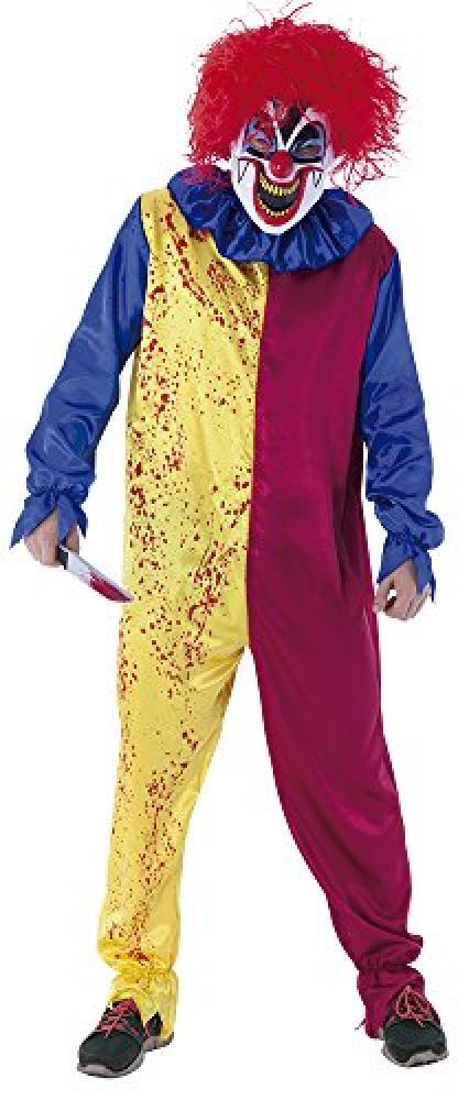 (TG. unica) Rubies – s8355 – Costume Adulto Clown – Taglia Unica - NUOVO