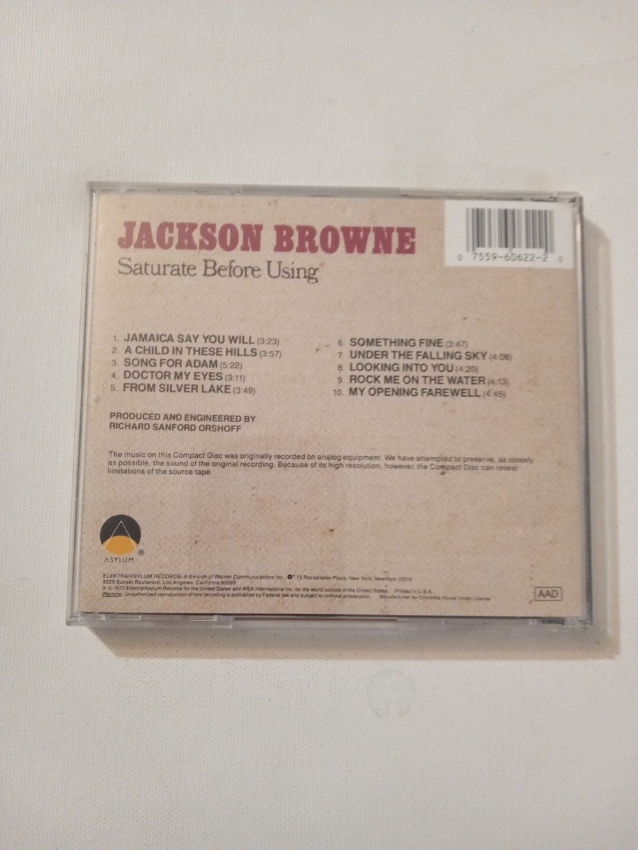 Jackson Browne (Saturate before Using) by Jackson Browne (CD