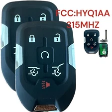 2 Smart Key For 2017 2018 2019 Chevrolet Suburban  PN: 13508278 HYQ1AA 315MHZ