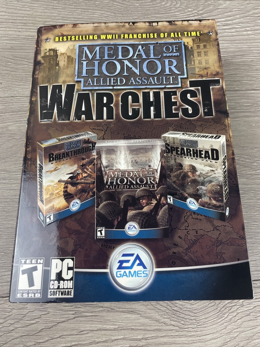 『War Chest』英語版の本体&拡張セット Medal of Honor War Chest BRAND NEW Big Box PC Game Sealed
