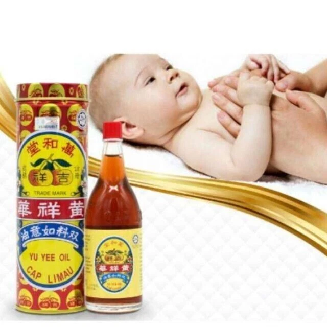 3x 10ml Yu Yee Oil Cap Limau Baby Oil Relief Baby Colic Stomach Wind - Image 2 of 3
