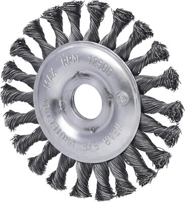 KS TOOLS Stahldrahtrundbürste 0,5mm, Ø 125mm