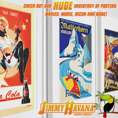Poster di film vintage anni '80, stampe artistiche da parete (Ghostbusters, formato A3