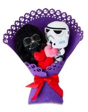 Star Wars Plush Heart Bouquet NEW Darth Vader Stormtrooper