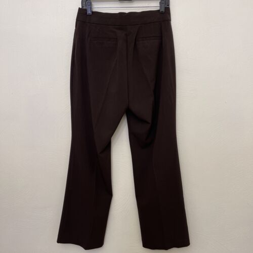 Women's Deep Brown Curvy Fit Straight Leg Pants Size 8 NWOT - Picture 4 of 19