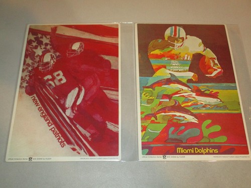 Big Signs by Fleer (RARE Complete 1968 NFL Set) 7.5 x 11.5 Not Punched - Picture 11 of 14
