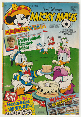   MICKY MAUS #23/1986 ohne Beilage, Ehapa COMICHEFT
