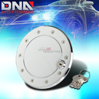 SILVER LIGHT GAS FUEL TANK DOOR COVER CAP+LOCK+KEY 91-98 K-SERIES PICKUP//TRUCK