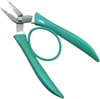 ANEX Stainless Steel Precision Rubber Grip Pincers Pliers 160mm No.257
