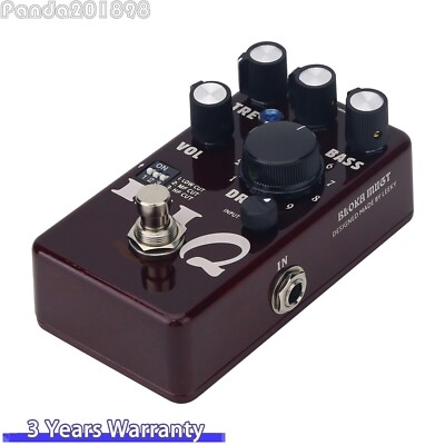 Electric Guitar Distortion Overload Effects Pedal High Gain Dynamic Effector