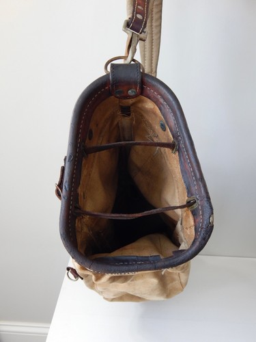 Vintage Canvas and Leather Hot Z Golf Carry Bag - 1930's - Picture 6 of 7