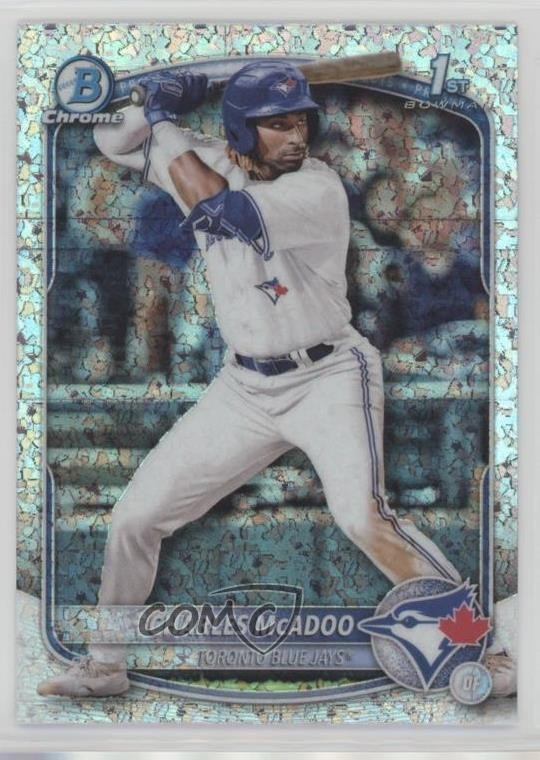 2025 Bowman Chrome Prospects Mini-Diamond Refractor Charles McAdoo #BCP-150 11cz