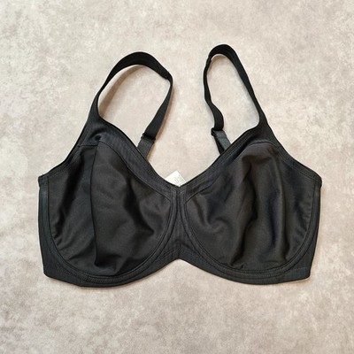 Triumph Women s Modern Soft+Cotton W01 Bra UK 38DD Black Underwired