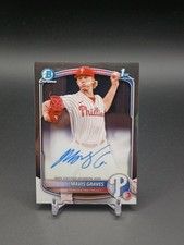 Mavis Graves 2025 1st Bowman Chrome AUTO Phillies #CPA-MG RC 