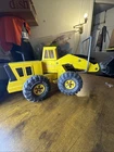 Vintage Tonka Mighty LoaderPressed Steel Yellow Used