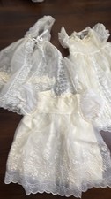 Vintage Style Baby Christening Gown and Cape Lot