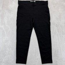 Betabrand Pants Women's XL Petite Dress Yoga Pants Black Tapered Leg Trousers