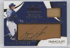 2020 Immaculate Debut Moments Relics Tan Leather 71/99 Tyrone Taylor Auto 0i1b