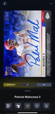 Topps NFL Collect - Digital Cards - Choose Legendary - Offers Open