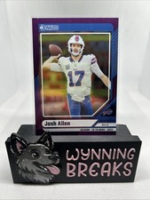 Josh Allen - 2024 Donruss Football Season Stat Line /15 Purple